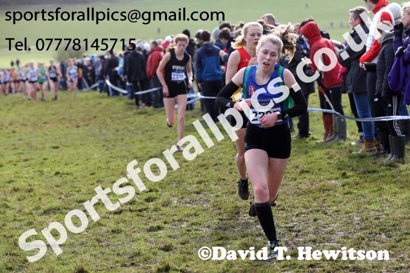Womens under-17s 2019 British Athletics Inter Counties Cross Country, Prestwood Hall, Loughborough. Photo:  David T. Hewitson/Sports for All Pics